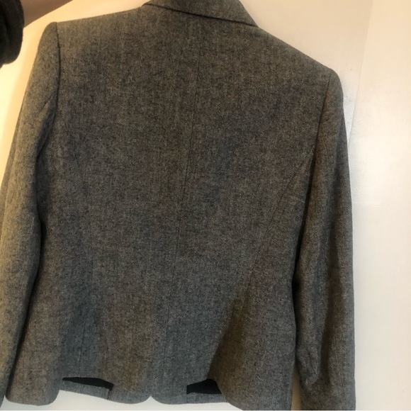 ❤️Anne Klein Grey Wool Blend Suit Jacket Blazer Size 8 - Picture 2 of 7